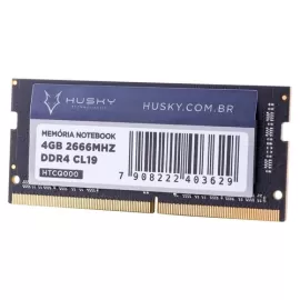 Memria Husky Technologies, 4GB, 2666MHZ, DDR4, CL19, para notebook - HTCQ000