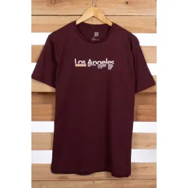 Camiseta Los angeles - Vinho