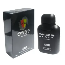Ferous Black I-Scents Perfume Masculino EDT 100ml