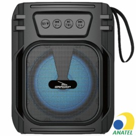 Caixa de som bluetooth porttil 10W RDIO USB GRASEP - D-S3147