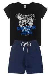 Conjunto Infantil Vero Masculino Primitive Overlords - Preto